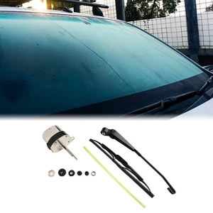 12 Volt Windshield Wiper Motor Kit Stainless Steel Fit for Jeep For Hotrod - Picture 1 of 12