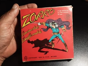 ZORRO FILM RIDOTTO DA PELLICOLA 35MM COPYRIGHT 1969 BY A.V.O. MILANO - Foto 1 di 9