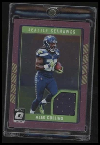 Donruss Optic #DRT-AC 2016 Alex Collins Rookie Threads rosa - Imagen 1 de 2