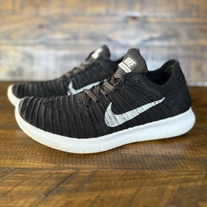 Nike Free RN Flyknit Damen schwarz Größe 8 - Bild 1 von 8