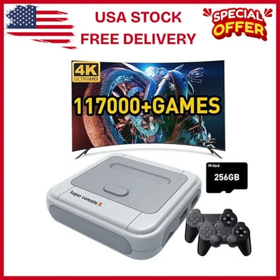 MEGACRAZE-STORE Super Console X Retro Video Game Console Built in 117,000+ Games,Emulator Consol