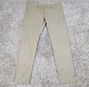 Rhone Pants Mens 36x32 Beige Commuter Slim 5 Pocket Golf Chino Tech Stretch - Picture 1 of 9