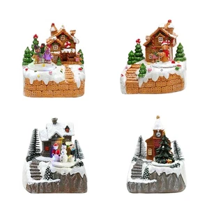 Leuchtmusik Weihnachtshaus Weihnachtsdeko Kreativ mit 8 Liedern Unikat - Bild 1 von 20