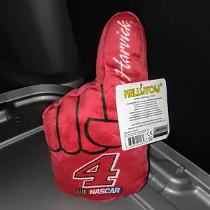 Nuovo con etichette! KellyToy NASCAR Dito di peluche rosso da corsa #4 Kevin Harvick! Spedizione gratuita. - Foto 1 di 2