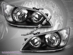 01-05 02 03 04 Lexus IS 300 IS-300 Headlights JDM Black - Picture 1 of 3