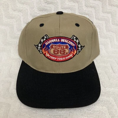 De colección Darrell Waltrip Route 66 Victory Tour 2000 Y2K Snapback Sombrero NASCAR NUEVO SIN ETIQUETAS Foto 1 de 4