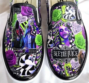 Vans Halloween aktuelle Filme handdetailliert Slipper Herren Horror - Bild 1 von 3