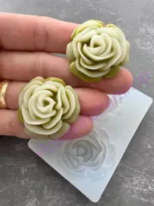 Roses silicone mold size 1.25" flowers-flower-spring-Fondant-Resin-handcrafts - Picture 1 of 9