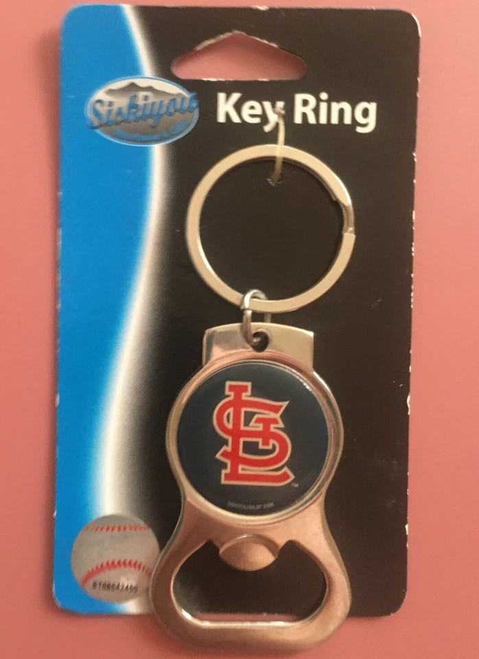 Saint Louis Cardinals 2008 MLB Key-Ring Bottle Opener Never Used! 3.5" Long - Image 1 of 2