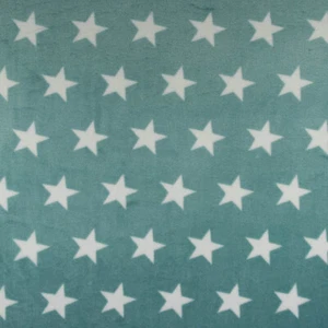 Tela de invierno Wellness Fleece Stars como nueva (precio = 0,5 m) - Imagen 1 de 4