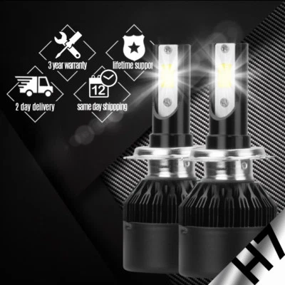 XENTEC LED HID Headlight Conversion kit H7 6000K for Saab 42983 1999-2011 - Image 1 of 4