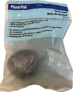 Plumb Pak Toilet Tank Ball PP23538 With Guide Tip And Lift Wire. Universal Fit. - Picture 1 of 5