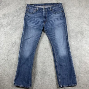 Jeans Levis vintage para hombre 38x32 (se adapta a 36x30) azul 527 corte bota calce ajustado tiro bajo - Imagen 1 de 10