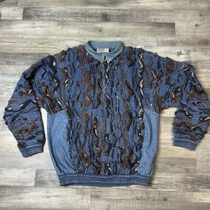 Vintage Coogi Sweater Coogi Blues Denim Size Large Australia - Picture 1 of 12