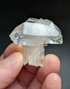 Amazing Jeffrey Quarry Quartz Crystal Point w/ Cookeite, Arkansas Old Stock, A++ - Picture 1 of 12