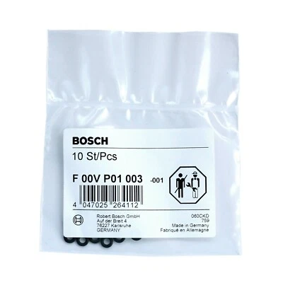 Peugeot 607 2.2 HDI Genuine Bosch Piezo Fuel Injector Leak-Off Seals Pack of 10 — 第 1/2 张图片