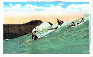 Hawaii Surf Equitazione Surf Waikiki Honolulu Line INUTILIZZATO HI - Foto 1 di 2
