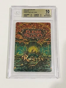 Flesh and Blood Rosetta - Rosetta Cover Set Full Art Cold Foil BGS 10 "RARE" !!! - Bild 1 von 3