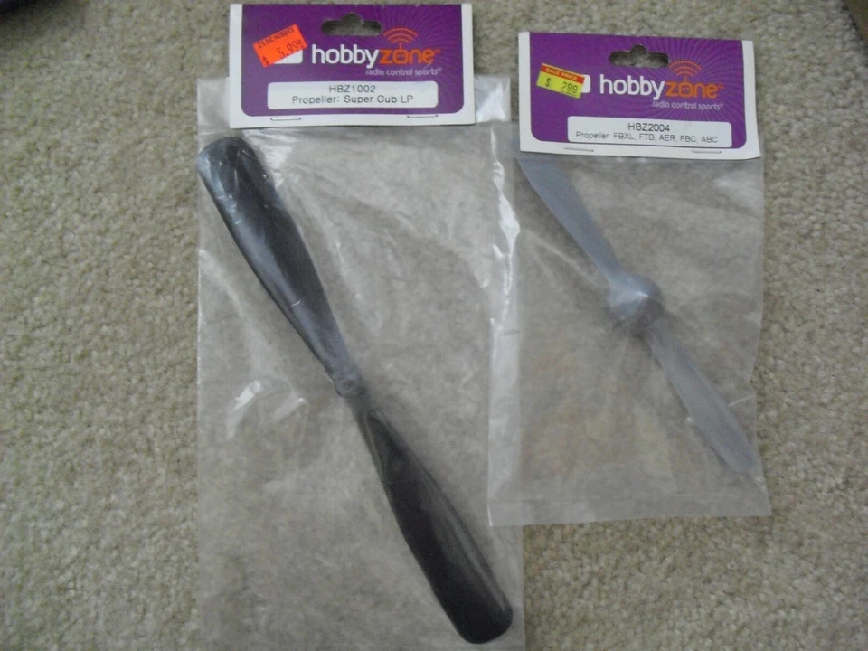 Lot of 2 Hobbyzone RC Propellers HBZ1002 and HBZ2004 NIP - Image 1 of 1