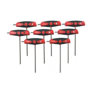 Wiha Tools 54095 8-Piece Soft Grip Dual Drive T-Handle Set - Metric - Picture 1 of 1