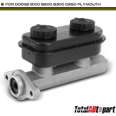 Brake Master Cylinder w/ Reservoir for Dodge B150 1981-1989 Ramcharger Plymouth - Image 1 of 4