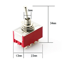 2 X On-on 4pdt Miniature Toggle Switch