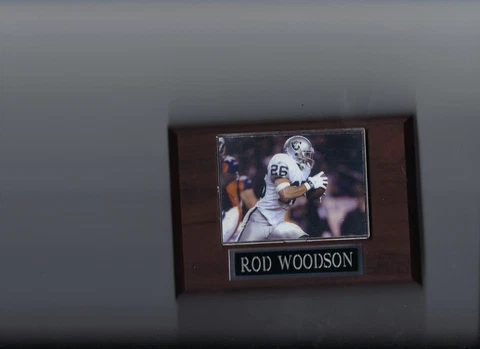 ROD WOODSON PLAQUE OAKLAND RAIDERS NFL FOOTBALL Cover
