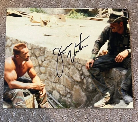 Jesse Ventura signed autographed 8x10 Predator photo Schwarzenegger Cover