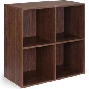 ZOMO VS-BOX 400 (walnut) mobile per circa 400/480 dischi vinili color NOCE NUOVO - Picture 1 of 1