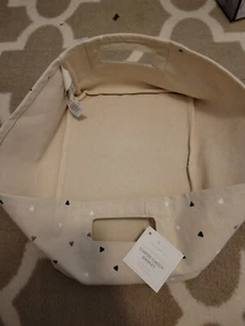 Pottery Barn Kids Diaper Caddy - Tossed Triangle design NEW WITH TAGS - Picture 1 of 3