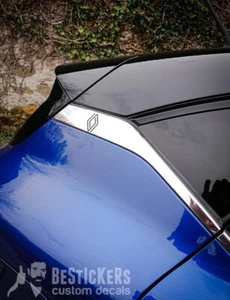 2 adesivi prespaziati senza fondo, compatibili suv renault CAPTUR da 2019 a 2023 - Zdjęcie 1 z 2