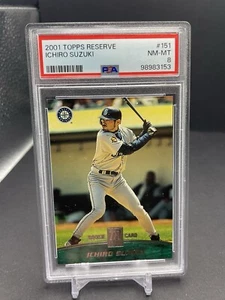 Ichiro Suzuki PSA 8 Rookie 2001 Topps Reserve /1500 #151 - Picture 1 of 2