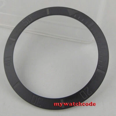 brushed black ceramic bezel insert for 40mm sub watch made by bliger factory  - Image 1 of 3
