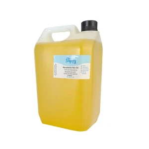 Macadamia Nut Oil 5 litre - Natural Carrier Oil Massage Hair Treatment - Picture 1 of 1