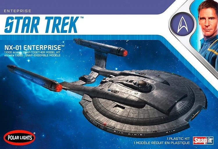 Polar Lights POL966M/12 - 1/1000 Star Trek NX-01 Enterprise - Nuovo - Immagine 1 di 1