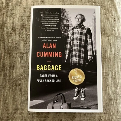Alan Cumming: Baggage SIGNED First Edition. Memoir Abuse Trauma Recovery - Image 1 of 4