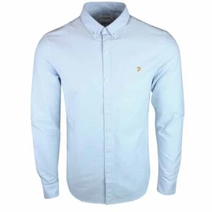 FARAH BREWER LONG SLEEVE AND SHORT SLEEVE SLIM FIT SHIRTS - Picture 1 of 25
