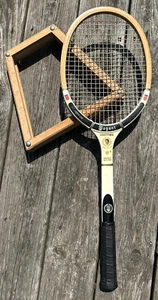 Regent Driver Alex Olmedo Wood Tennis Racket Leather Grip Vtg Class A Airoflow - Picture 1 of 20