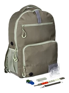 Wonder Nation Sensory 17" Backpack Uniform Green, 17" H X 12" W X 5"D - Picture 1 of 4