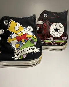 Converse Chuck Taylor BART SIMPSON Skateboard SIZE Mens 6 Wo’s 8 SUPER RARE NEW - Picture 1 of 23