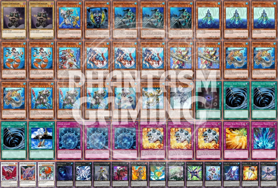 Mermail Deck Ghostrick Alucard Leviair Sea Dragon Lavalval Chain Yugioh - Image 1 of 1