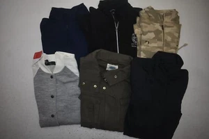 Wholesale Bulk Lot Of 6 Womens Size Medium Winter Casual Hoodless Jackets - Picture 1 of 5