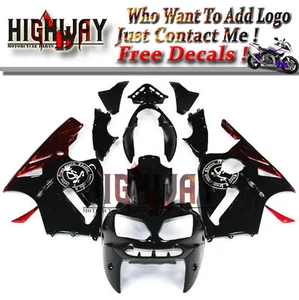Carenados para Kawasaki ZX12R ZX-12R 02-06 ABS Carenado Kit Carrocería Negro Rojo Nuevo - Imagen 1 de 6