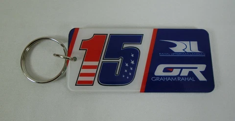 #15 Graham Rahal Rahal Letterman Lanigan Racing Keychain Cover