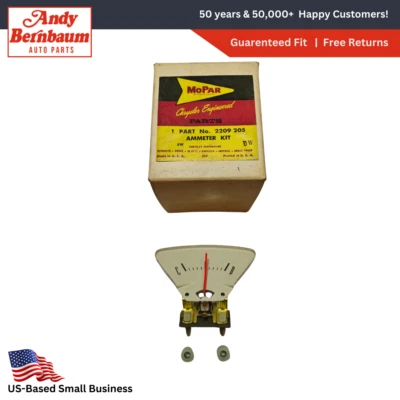 1961 Plymouth Valiant Instrument Cluster Amperímetro Kit 2209205 Novo na caixa. - Imagem 1 de 4