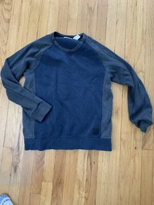 DKNY mens medium gray and blue Pullover Shirt - Picture 1 of 5
