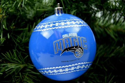 Orlando Magic Ugly Sweater NBA Team Logo 3" Plastic Christmas Holiday Ornament Cover