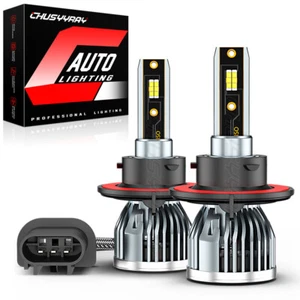 Per Ford Mustang GT 2005-2012 Faro Led Hi/Low Kit H13 9008 Lampadine Bianco 2pz - Foto 1 di 12