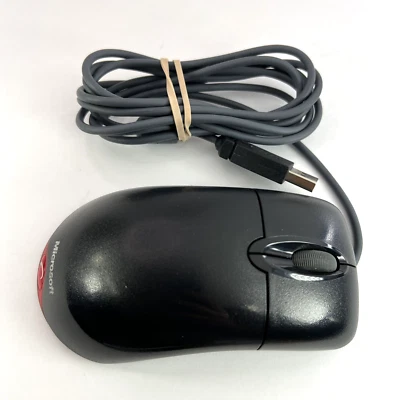 Microsoft Wheel Mouse Optical USB and PS/2 Compatible X802382 Vintage - TESTED - Image 1 of 4