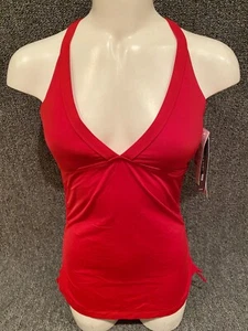 ATHLETA Side Scrunch Swim Tankini Top Size Small (4/6) NWT Retail $64 - Picture 1 of 7